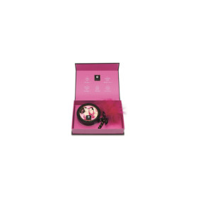 Mini Coffret poudre corporelle framboise et plumeau assorti 